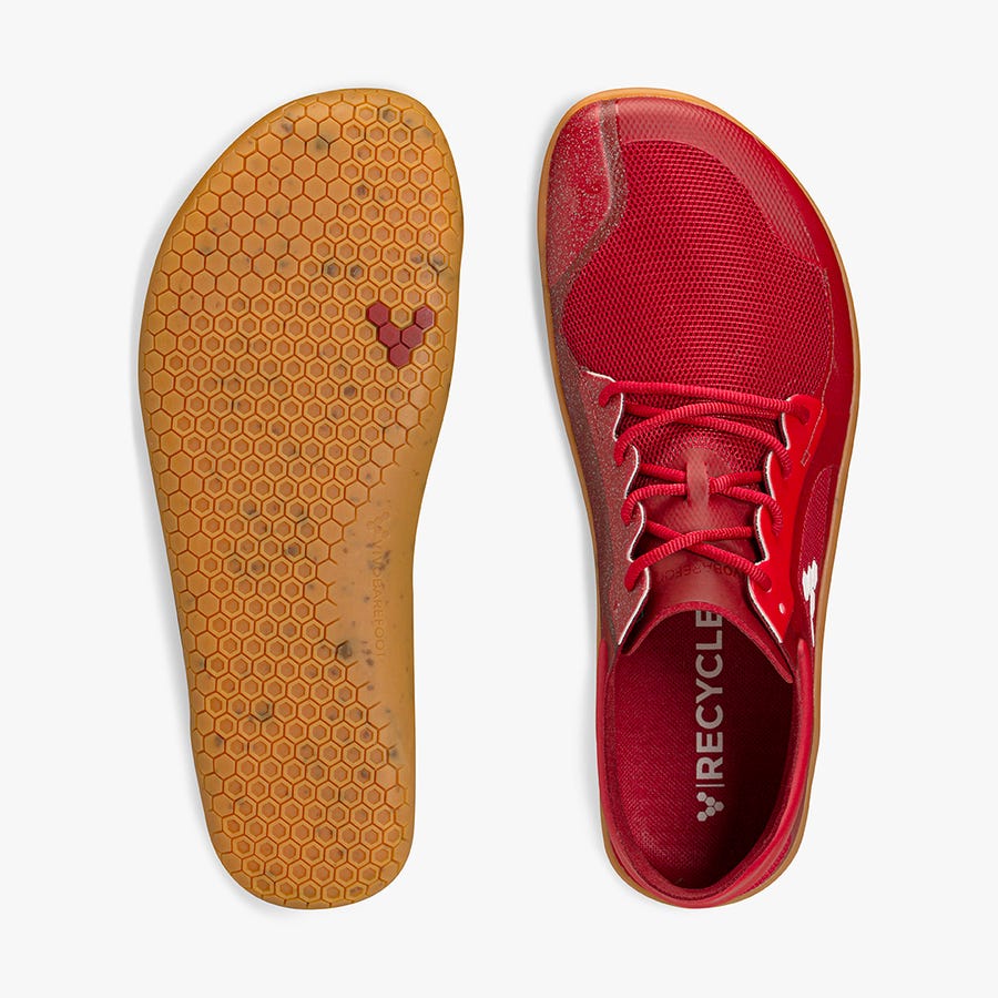 Vivobarefoot Primus Lite III Fritidssko Herre Rød | Danmark 0088PJJQ